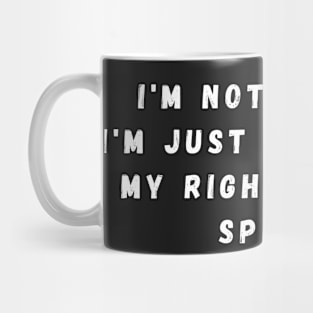 I'm Not Arguing I'm Just Exercising My Right To Free Speech Mug